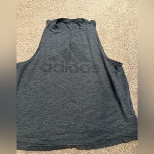 Adidas Charcoal Sleeveless Tee